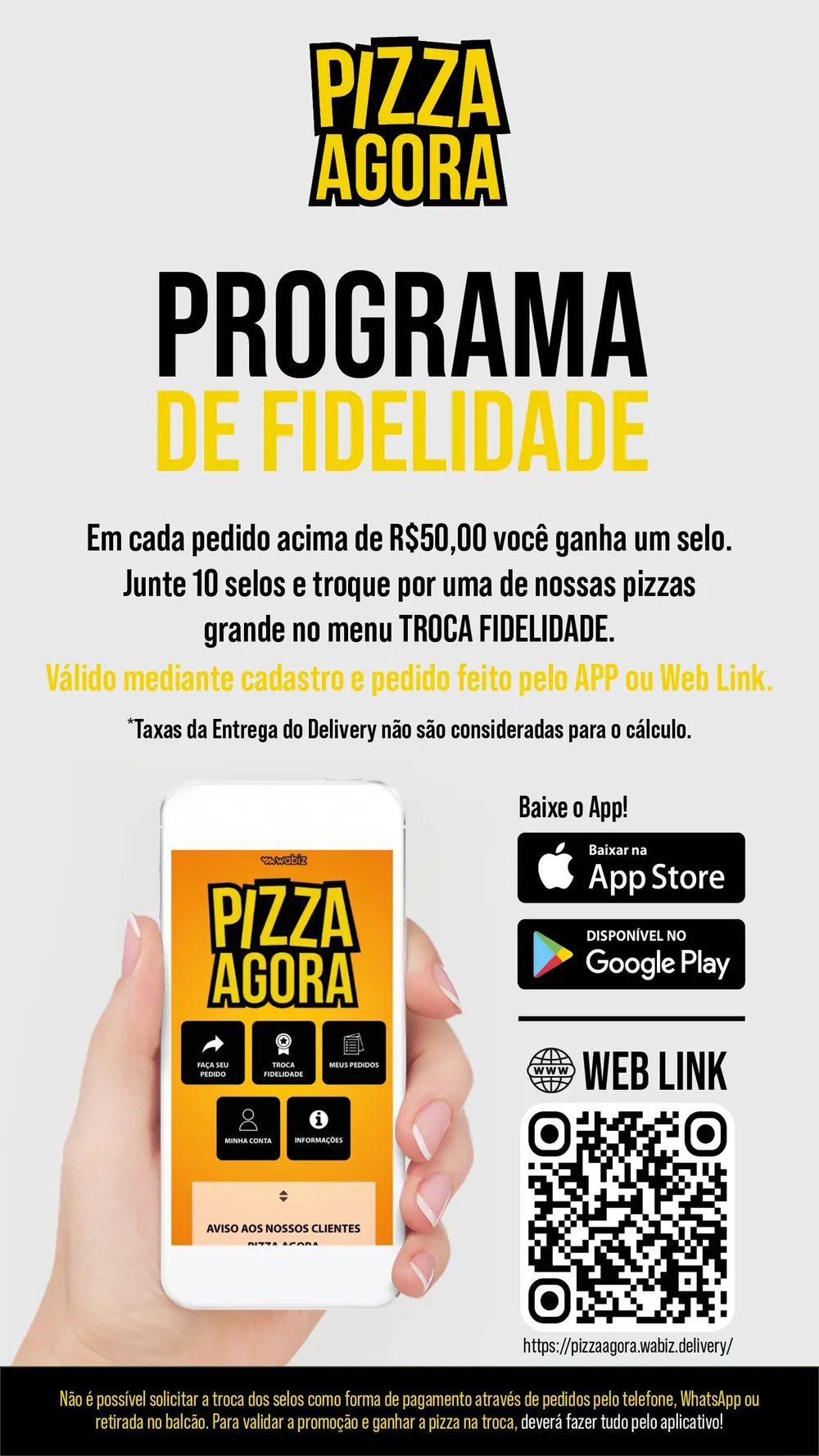 Programa de Fidelidade Pizza Agora